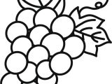 Raisin Dessin Coloriage Coloriage Aliments