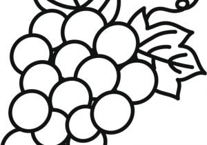 Raisin Dessin Coloriage Coloriage Aliments