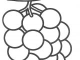 Raisin Dessin Coloriage Coloriage Fruit Raisins Dessin