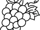 Raisin Dessin Coloriage Une Grappe De Raisins Dory Coloriages