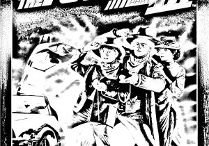 Retour Vers Le Futur Coloriage Retour Vers Le Futur 3 S Célèbres Coloriages
