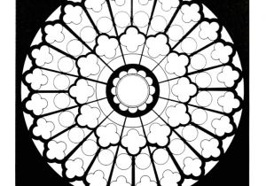 Rosace Notre Dame De Paris Coloriage 45 Mandalas   Colorier En Méditation Beaucoup De Rosettes Des églises