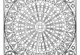 Rosace Notre Dame De Paris Coloriage Coloriage Mandala Rosace Vitraux De Cathédrale Art