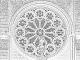 Rosace Notre Dame De Paris Coloriage Coloriage Rosace Notre Dame De Nice   Imprimer Pour Les Enfants