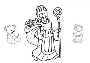 Saint Nicolas Coloriage A Imprimer Coloriage Saint Nicolas