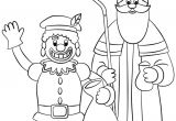 Saint Nicolas Et Père Fouettard Coloriage Coloriage Père Fouettard Et Saint Nicolas