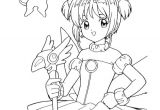 Sakura Chasseuse De Cartes Coloriage Sakura Pose Est Un Coloriage De Sakura Chasseuse De Cartes