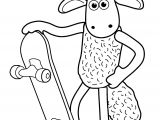 Shaun the Sheep Coloriage Shaun the Sheep Cartoon Coloring Pages for Kids Printable