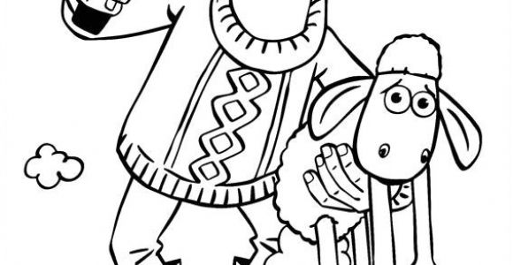 Shaun the Sheep Coloriage Shaun the Sheep Coloring Picture