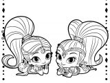 Shimmer Et Shine Coloriage Coloriage Shimmer Et Shine Dessin
