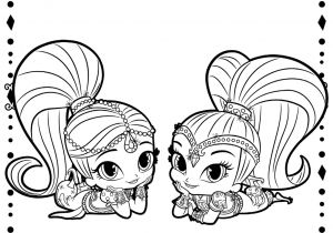 Shimmer Et Shine Coloriage Coloriage Shimmer Et Shine Dessin