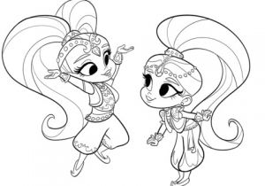 Shimmer Et Shine Coloriage Coloriage Shimmer Et Shine