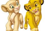Simba Et Nala Coloriage Simba and Nala as Cubs
