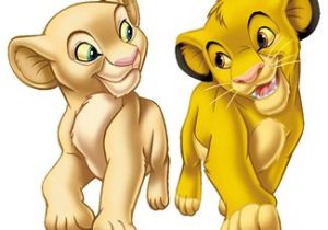Simba Et Nala Coloriage Simba and Nala as Cubs