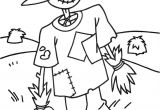 Site Pour Imprimer Des Coloriage Coloriage Épouvantail Dessin Gratuit à Imprimer