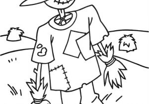 Site Pour Imprimer Des Coloriage Coloriage Épouvantail Dessin Gratuit à Imprimer