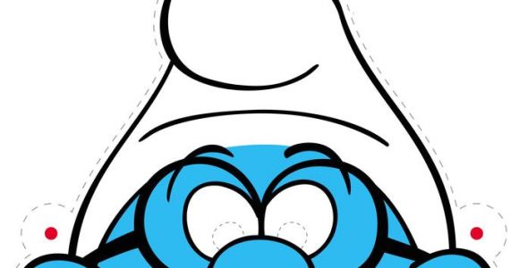 Stroumph Coloriage A Imprimer Schtroumpfs Fete Bleue 1 Et 2 Et 3 Doudous Patrons