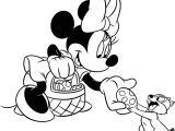 Table De Coloriage Minnie Coloriage Minnie Oeufs De Pâques