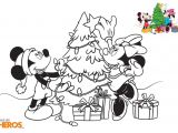 Table De Coloriage Minnie Mickey Et Minnie Préparent Les Fêtes De Fin D Année