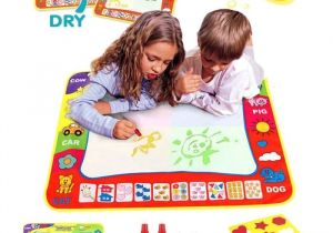 Tapis De Coloriage Aqua Magique 80cmx60cm Tapis De Dessin Aqua Eau Doodle Magic Tapis