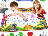 Tapis De Coloriage Aqua Magique Vamei Doodle Tapis 86 X 57 Cm Magique Multicolore Aqua