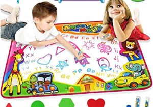 Tapis De Coloriage Aqua Magique Vamei Doodle Tapis 86 X 57 Cm Magique Multicolore Aqua