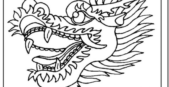 Tête De Dragon Chinois Coloriage Coloriage Tête De Dragon Chinois à Imprimer Dans Les