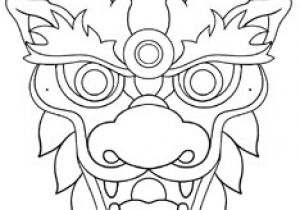 Tête De Dragon Chinois Coloriage Masque Color Pictures