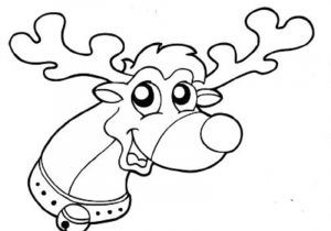 Tete De Renne Coloriage Coloriage Tete De Renne