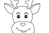 Tete De Renne Coloriage Coloriage Tete De Renne