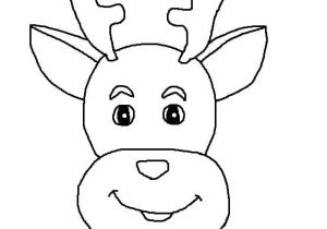 Tete De Renne Coloriage Coloriage Tete De Renne