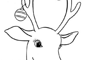 Tete De Renne Coloriage Tête De Renne Est Un Coloriage Des Animaux De Noel