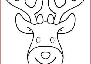 Tete De Renne Coloriage Tête Du Renne Du Père Noël à Colorier Et à Fabriquer