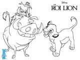 Timon Et Pumba Coloriage Coloriages Disney Fr Hellokids