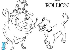 Timon Et Pumba Coloriage Coloriages Disney Fr Hellokids