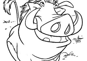 Timon Et Pumba Coloriage Lion King Timon and Pumbaa Coloring Page