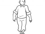 Tintin Coloriage à Imprimer Dessin Tintin Fusee Lune