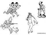 Tintin Coloriage à Imprimer the Adventures Of Tintin Coloring Pages