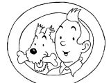 Tintin Coloriage à Imprimer Tintin Dessins Animés – Coloriages à Imprimer