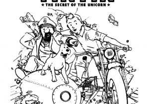 Tintin Coloriage à Imprimer Tintin to Print for Free Tintin Kids Coloring Pages
