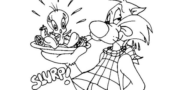 Titi Et Grosminet Coloriage Titi Et Gros Minet 5 Coloriage De Titi Et Gros Minet Coloriages