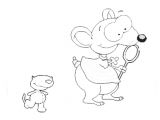 Toupie Et Binou Coloriage Coloriage toupie Et Binou à Imprimer
