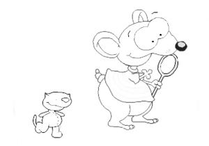 Toupie Et Binou Coloriage Coloriage toupie Et Binou à Imprimer