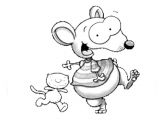 Toupie Et Binou Coloriage Coloriage toupie Et Binou A Imprimer