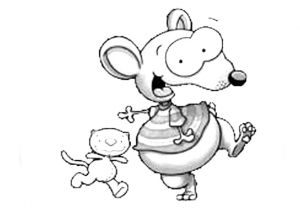 Toupie Et Binou Coloriage Coloriage toupie Et Binou A Imprimer