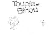 Toupie Et Binou Coloriage Coloriage toupie Et Binou à Imprimer