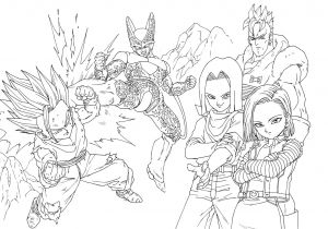 Tous Les Coloriages De Dragon Ball Z Dragon Ball Z Coloring Pages