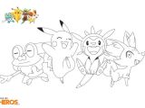Tous Les Coloriages Pokemon Coloriage Pokémon Grneousse Feunnec Marisson Et