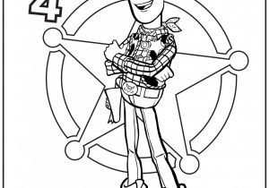 Toy Story Coloriage Gratuit Imprimer Coloriage toy Story 4 Woody Dessin