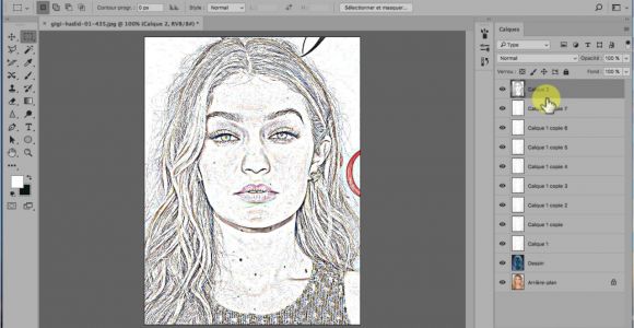 Transformer Une Photo En Coloriage Ment Transformer Une Image En Portrait Dessin En Moins